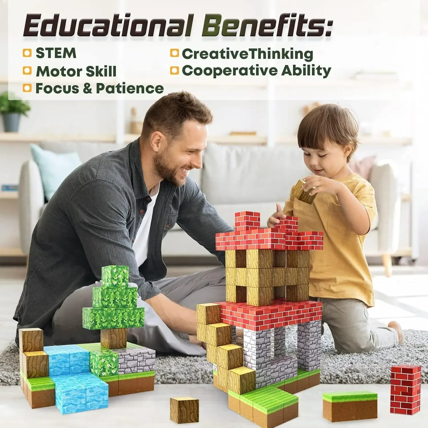 KidLumo™ STEM Magnetic Building Blocks