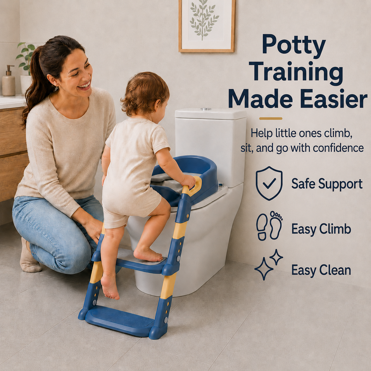 Kidlumo™ Potty Training Toilet Ladder