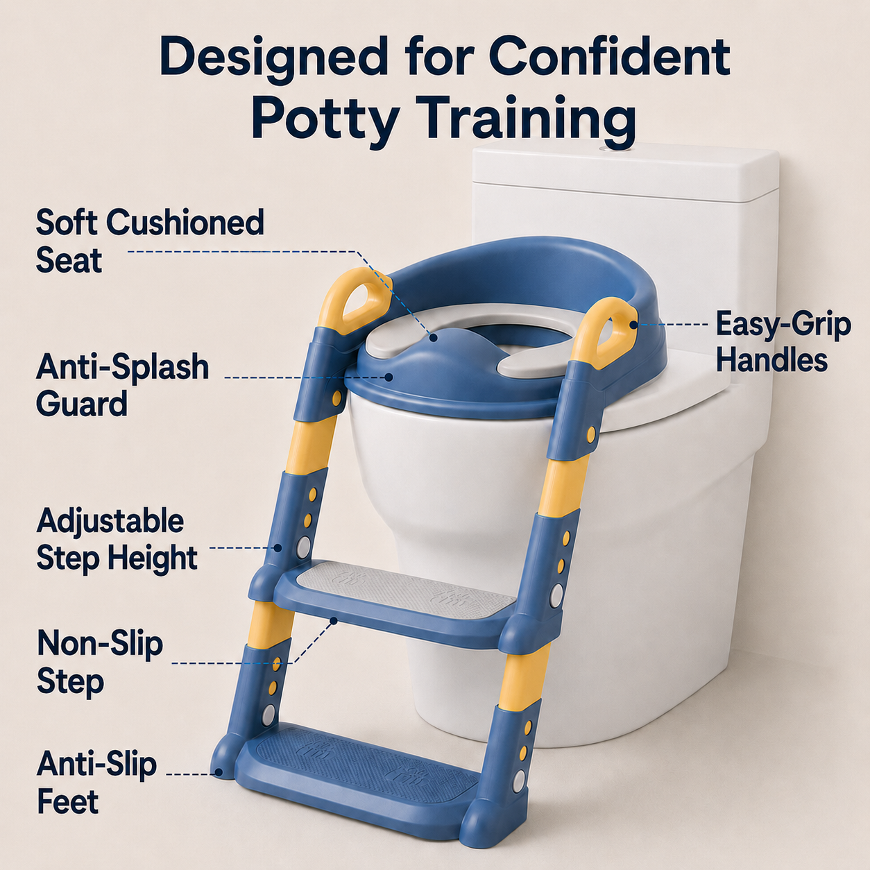 Kidlumo™ Potty Training Toilet Ladder